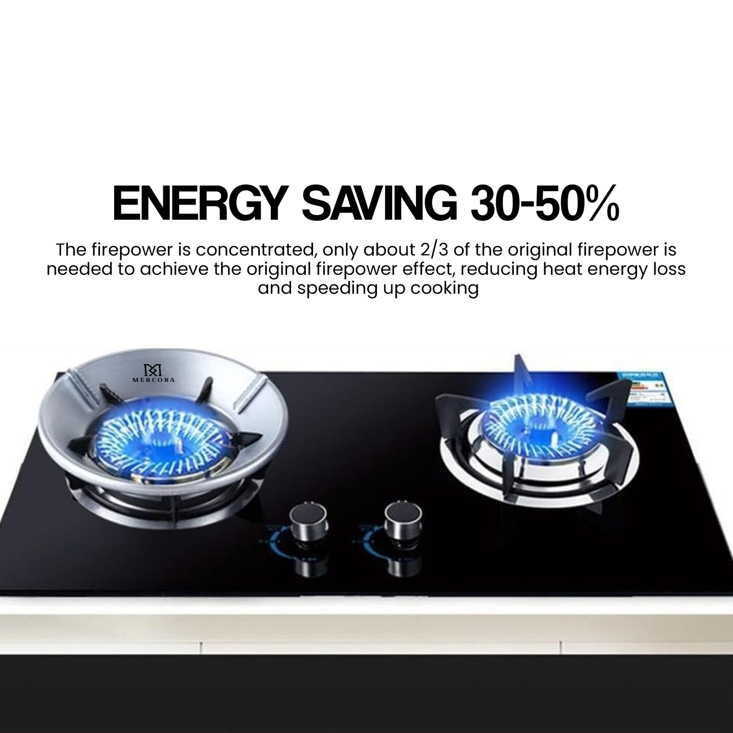 MERCORA HeavyDuty Gas Saver Burner Stand Pack of 2