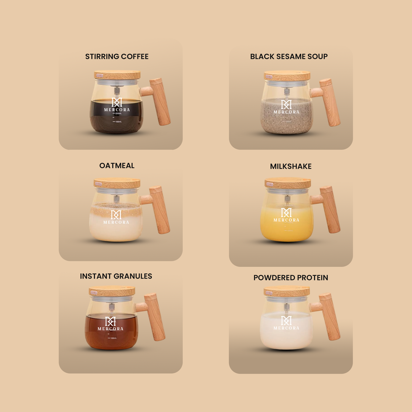 Mercora Self Stirring Mug
