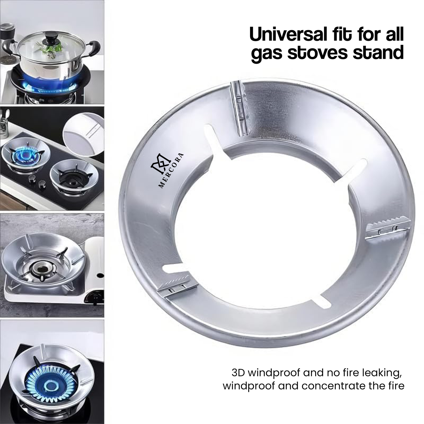MERCORA HeavyDuty Gas Saver Burner Stand Pack of 2