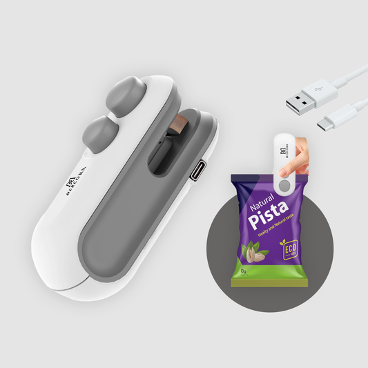 MERCORA Portable Mini Sealing Machine Rechargeable