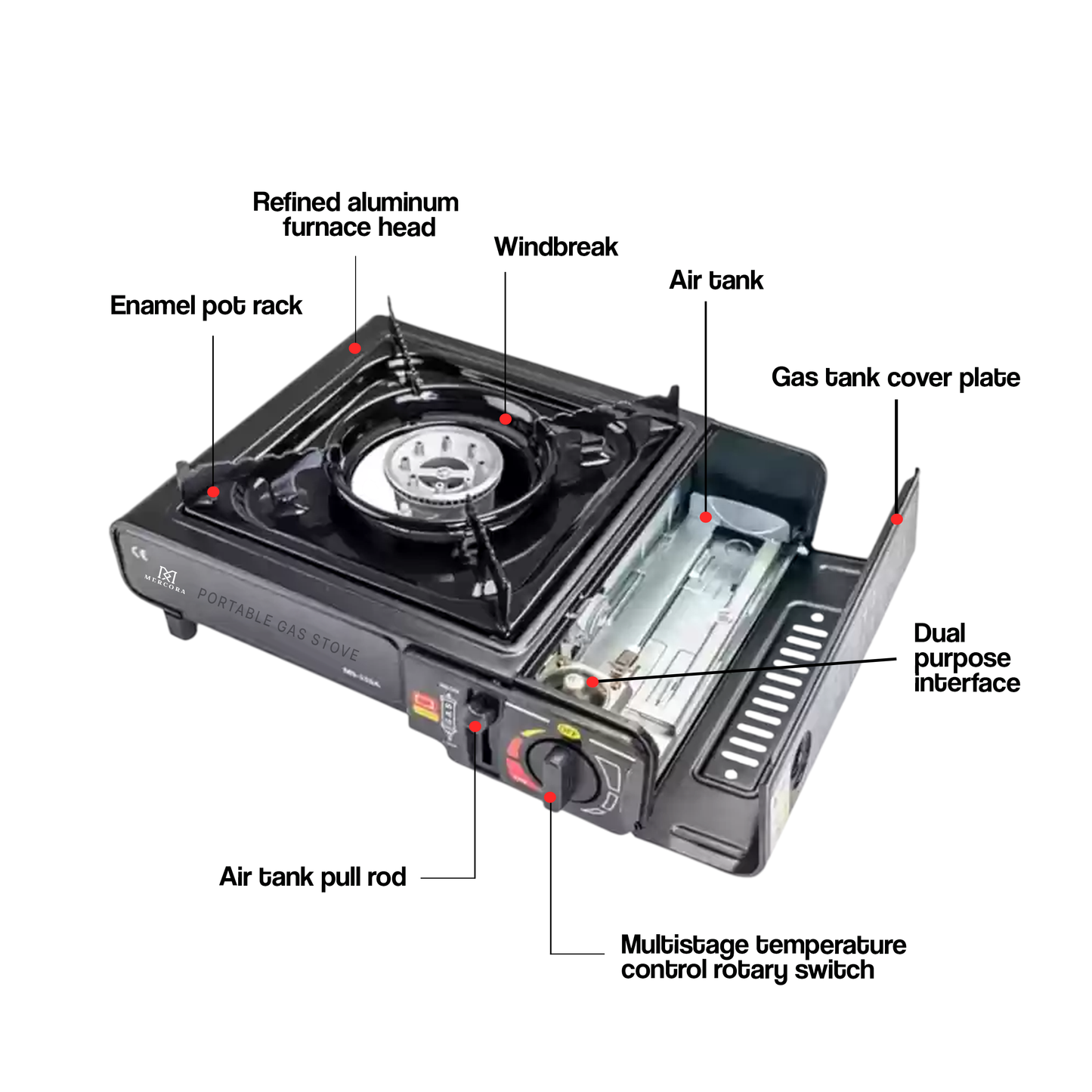 MERCORA Portable Gas Stove