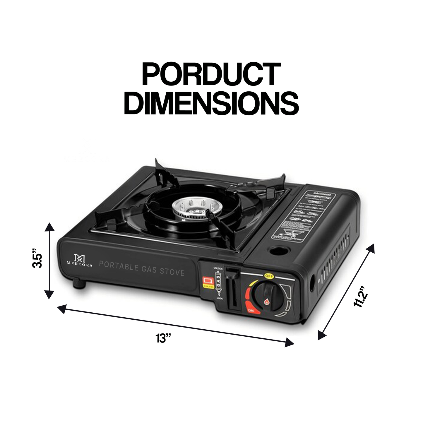 MERCORA Portable Gas Stove