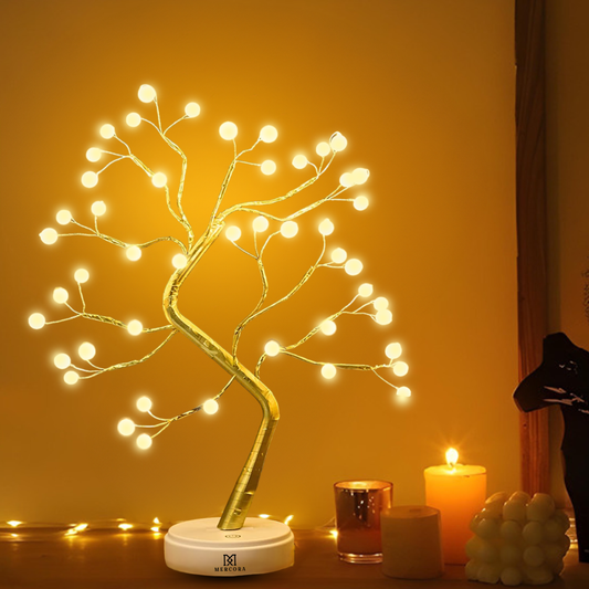 MERCORA LED Bonsai Tree Light With 36 Pearls
